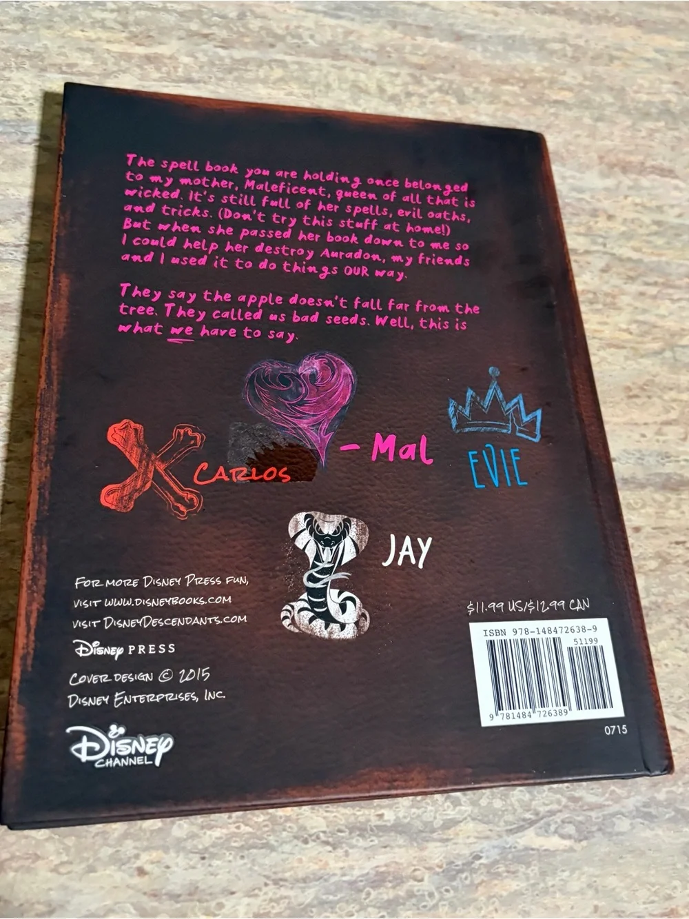 Disney’s The Descendants Mal's Spell Book -